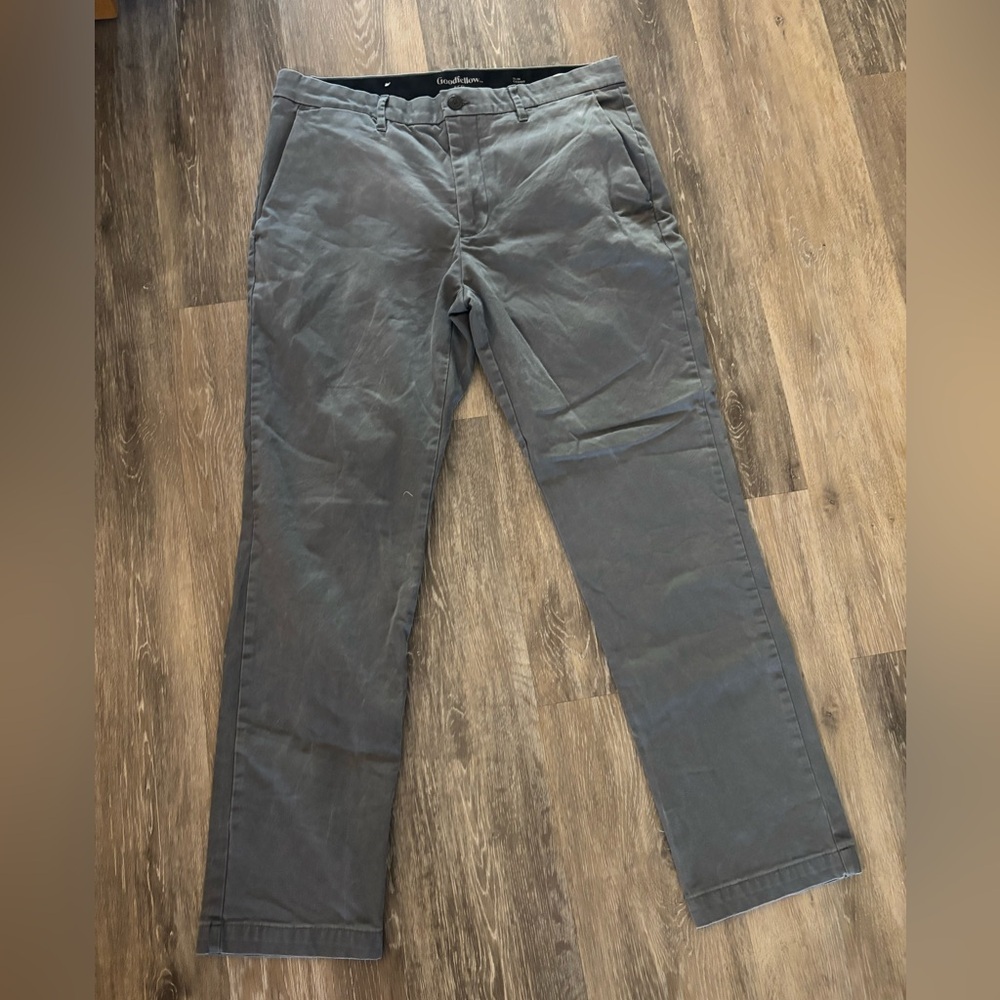 Goodfellow & Co Men’s Chino Pants - Gray Sz 34X32